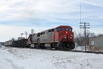CN 2445 on the point of a northbound